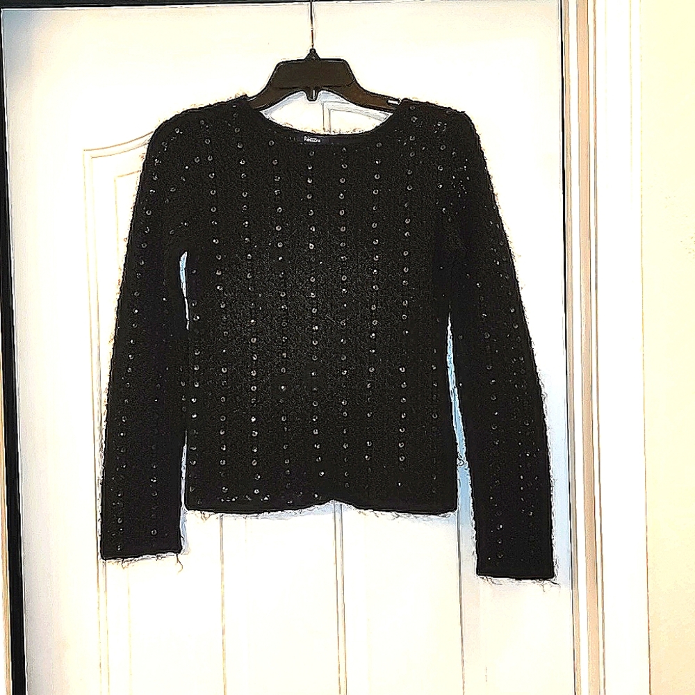 Sparkly, Sequined, Mohair Sweater